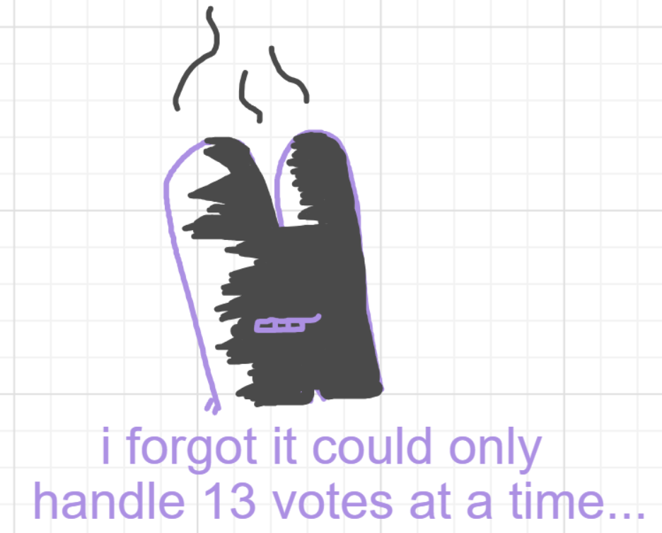 A panel from What's The Point, episode five of the Board Boards object show by Furretwalk/WalkingFurret.